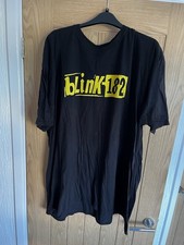 BLINK-182 3XL T-SHIRT TOM DELONGE TRAVIS BARKER MARK HOPPUS POP PUNK
