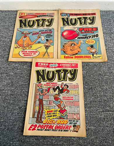 Nutty comic mixed lot issues - nutty,