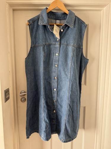 Sleeveless denim shirt - denim,