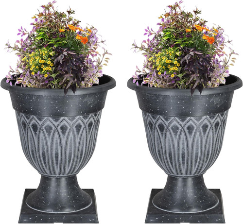 Large urn plant pot - large, stand
