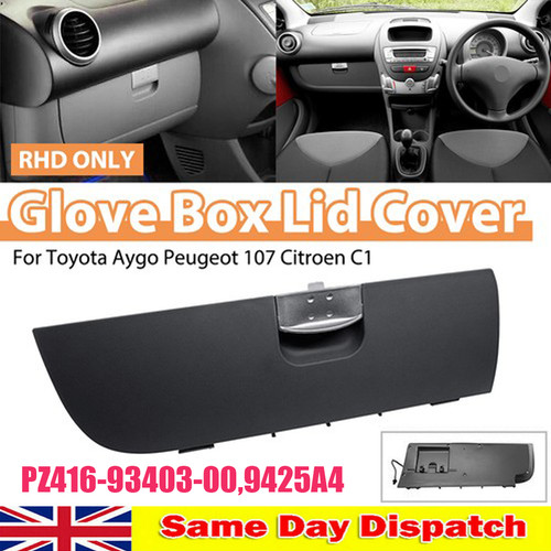 Rhd black glove - glove, lid