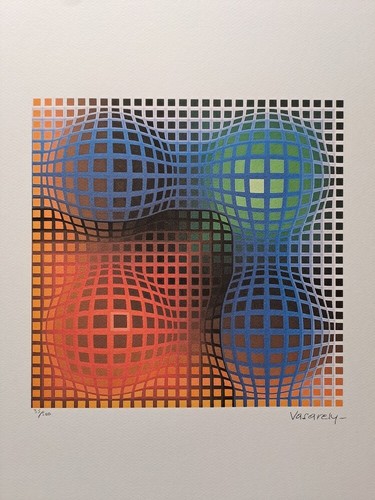 Victor vasarely signed - vasarely, four
