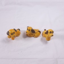 Miniature Puppies Dogs Plastic