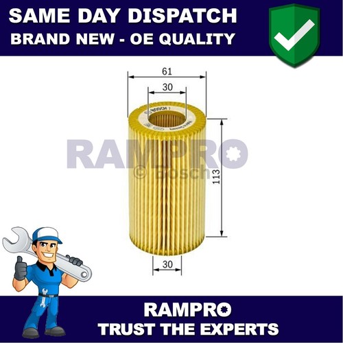 Rampro oil filter fits porsche - oil,