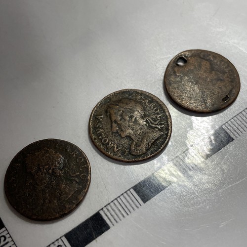 Charles farthing copper - 3,