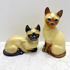 Vintage 7" Siamese Cat Statue