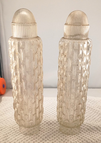 Pair art deco bullet - of,