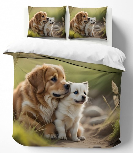 Dogs duvet cover set - duvet,