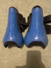 Decathlon / Fouganza Blue Tendon Boots Size Medium