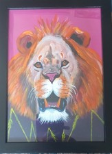 Lion Painting Acrylics