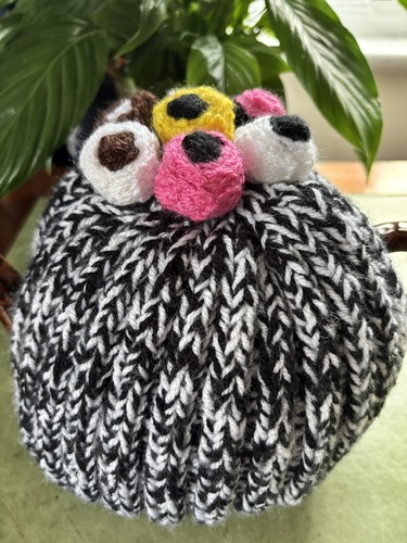 Hand knitted large novelty - large, tea