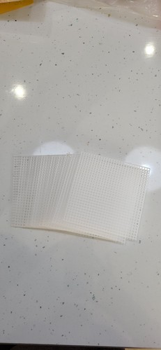 Square plastic canvas - 10,