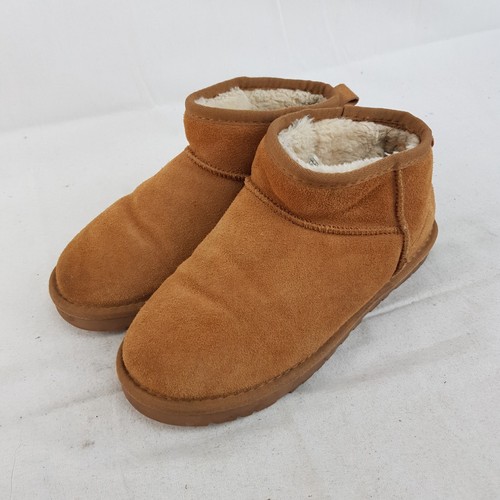 Ugg tan ankle boots - boots, sheepskin