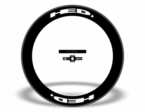 Hed jet rim wheelset decal - hed,
