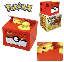 Pokemon Pikachu Piggy Bank Cartoon Electronic Money Box