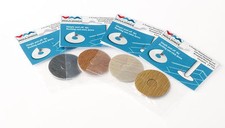 Self Adhesive Pack of 4 Pipe Covers/Rad Rings- For Laminate. Choose Colour