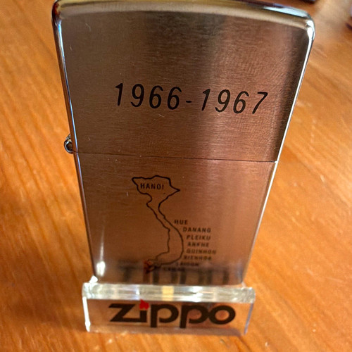 Zippo vietnam map 1966 - zippo, 1966-1967
