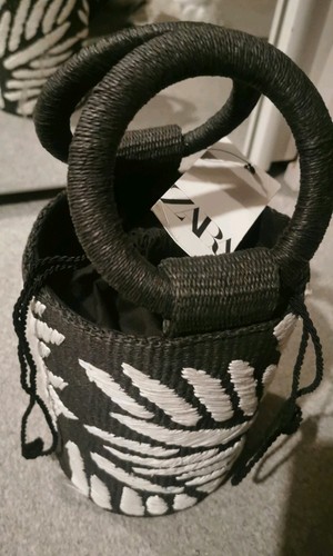 New zara cylinder bucket - zara, bag