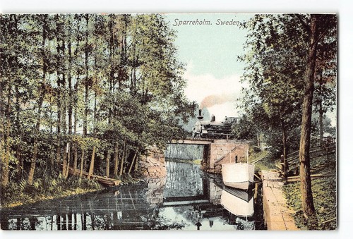 Sparreholm sweden postcard - sparreholm,