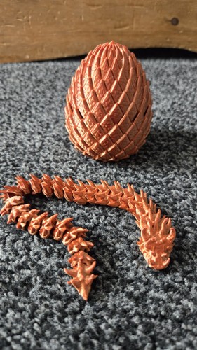 Copper dragon egg - dragon,
