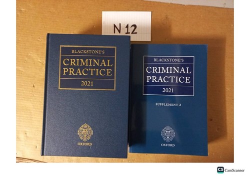 Blackstone criminal practice - blackstone's,