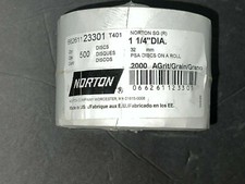 23301 662611 t401 norton sanding discs 1 1/4 32mm 500pcs nos