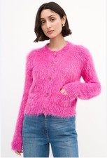 Gucci cardigan pink brushed