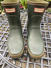 Hunter Gardener Wellington Boots Size 8