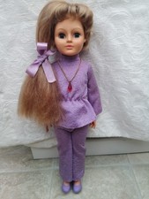 Vintage Palitoy Growing Hair Sheena Doll  working With Box, booklet and rollers