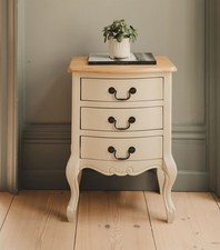 Cream Bedside Table Vintage
