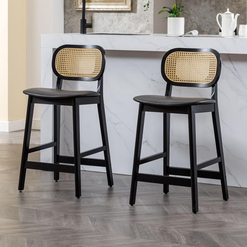 Bar stools set wooden - set, of