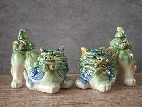Vintage chinese foo - vintage, dogs