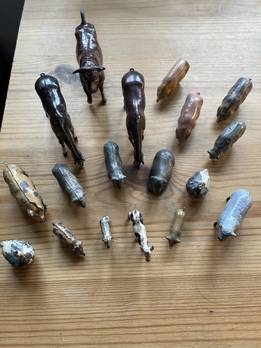 Vintage lead farm animals - 18,