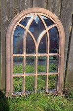 New Copper Arch Shape Indoor/Outdoor Garden Home Mirror Lightweight Any Weather