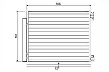 AC Condenser VALEO Fits