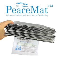 Car Sound Deadening PeaceMat XR ® 12 Sheets Vibration Proofing Noise Killer Mat