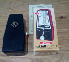 Vintage German TAKTELL Junior WITTNER Music Mechanical Metronome Black Case