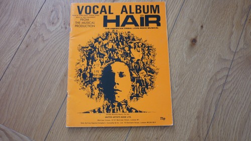 Hair vocal album sheet music - album,