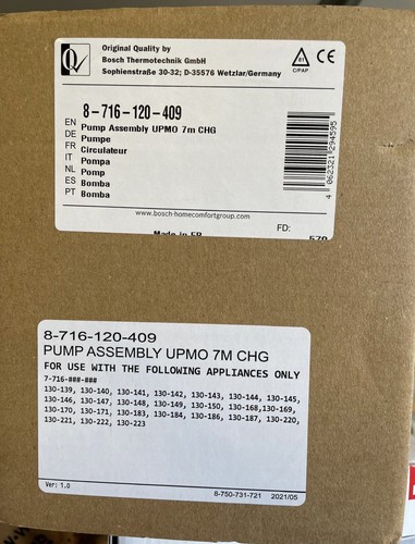 Worcester bosch 8716120409 - worcester,