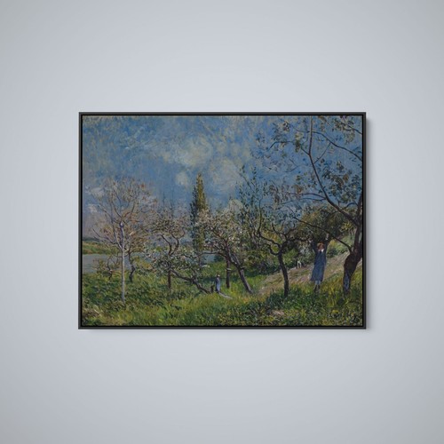Alfred sisley orchard in - -,