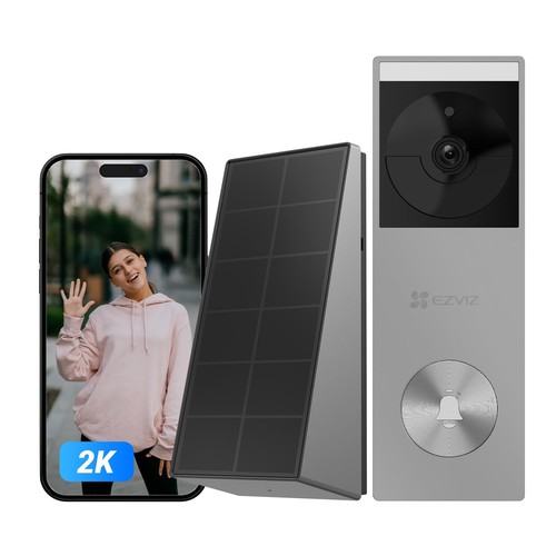 Ezviz solar doorbell camera - 2k,