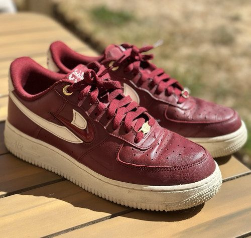 Nike men burgundy white low - nike, burgundy/white
