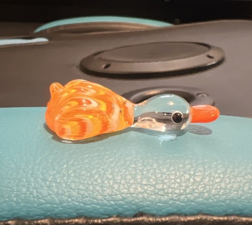 Orange mini murano - murano, 2cm