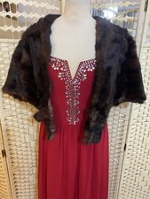Vintage Real Fur Stole,wrap