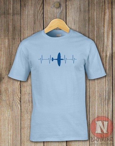 Spitfire heartbeat shirt ww2 - spitfire,
