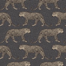 Gold Black Leopard Wallpaper