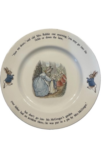 Vtg wedgwood peter - peter, rabbit