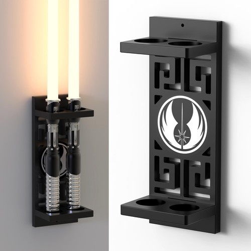 Lightsaber wall mount - mount, with