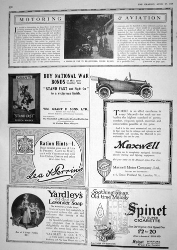 Old print 1918 crossley - old,