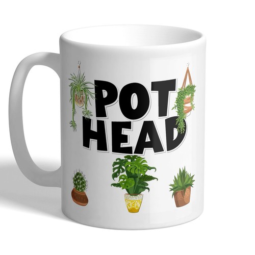 Pot head gardener plant - gardener,,